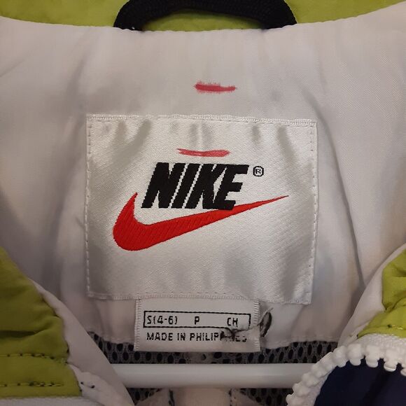 Vtg Nike Windbreaker Jacket Womens Small Full Zip Colorblock Breathable Y2K - Picture 3 of 9